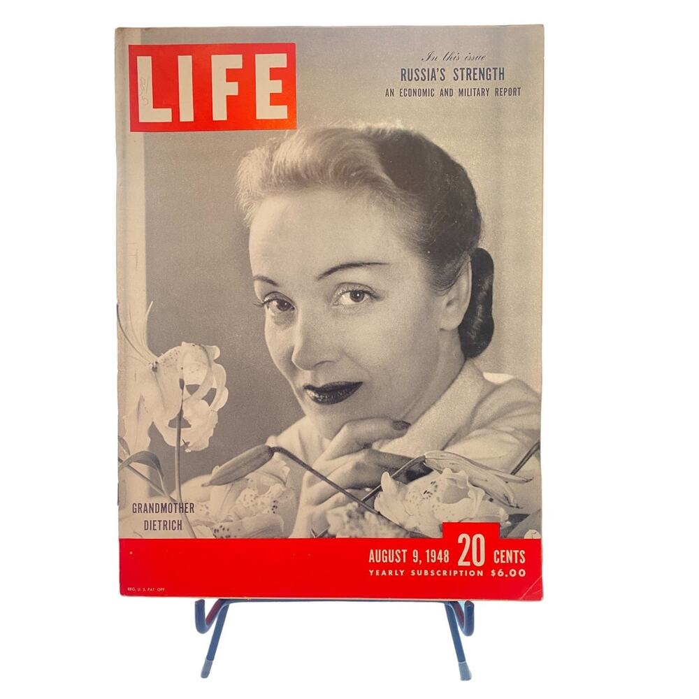 Life Magazine August 9 1948 Russia's Strength Economic & Military Report
